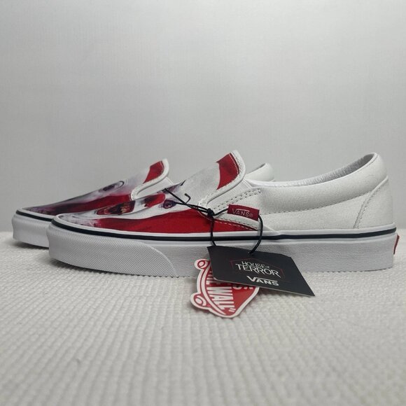 Vans House Of Terror Classic Slip On Shoes Size 6.5 M 8 W IT Pennywise Clown main image 9